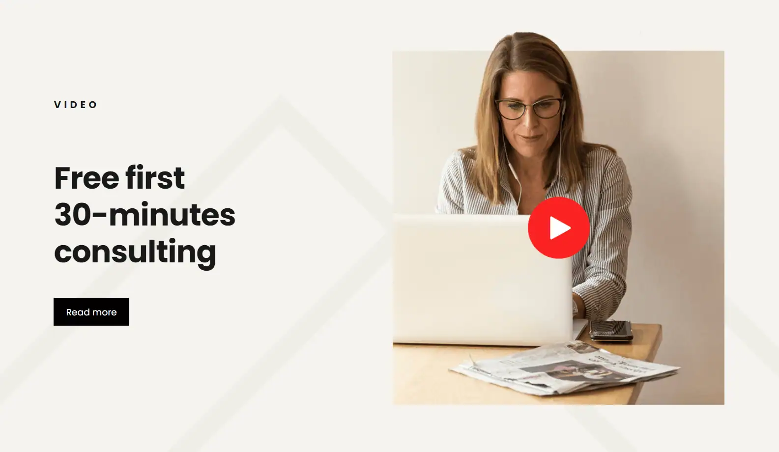 Website Section Call to Action