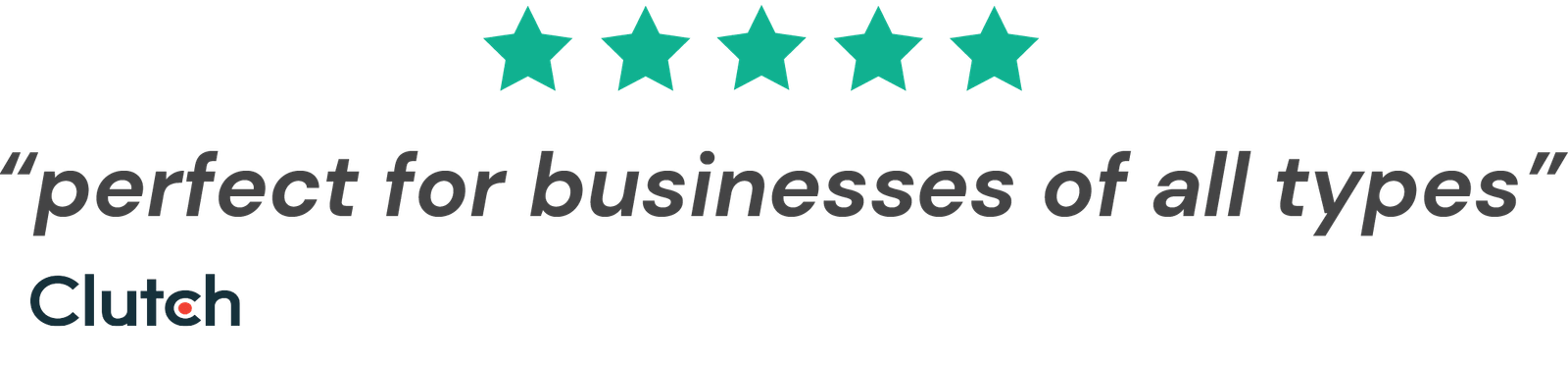 clutch 5 star review