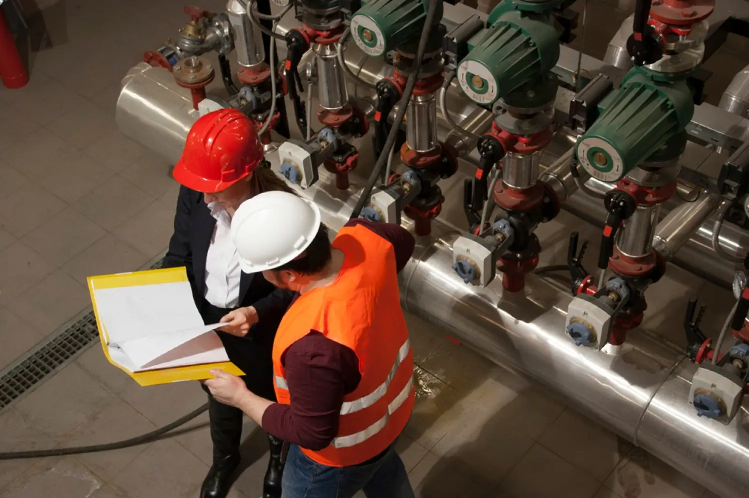 OSHA team inspecting industry